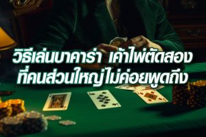 วิธีเล่นบาคาร่า-เค้าไพ่ตัดสอง